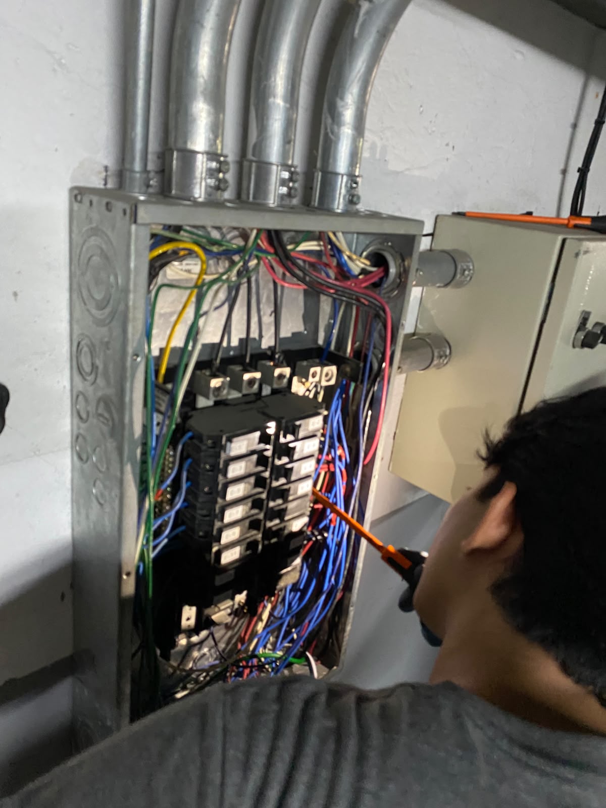Trabajo realizado en tablero eléctrico